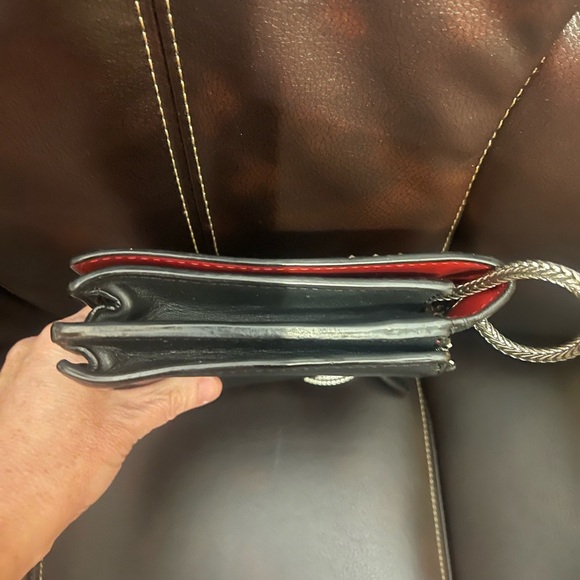 MCM Black Crossbody Bag with Silver Accents - Picture 9 of 9